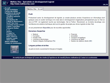 Tablet Screenshot of mathieuviau.com